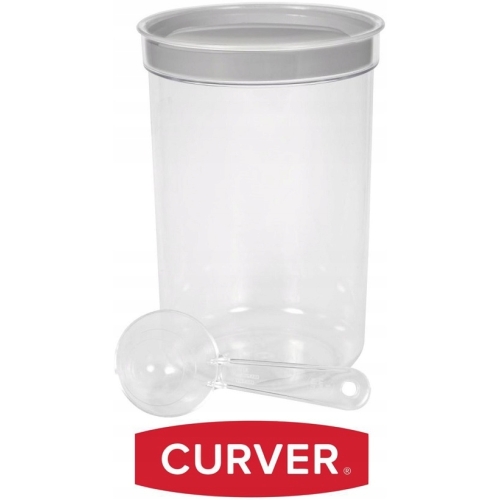 POJEMNIK NA ARTYKUŁY SYPKIE CURVER 1,7l S1397 szary jasny