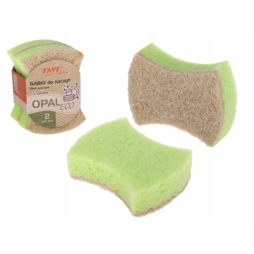 GĄBKI DO NACZYŃ ZMYWAKI OPAL RAVI 2szt 10518