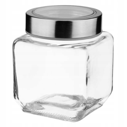 POJEMNIK SZKLANY RUBI GALICJA 500ml 27005 szary