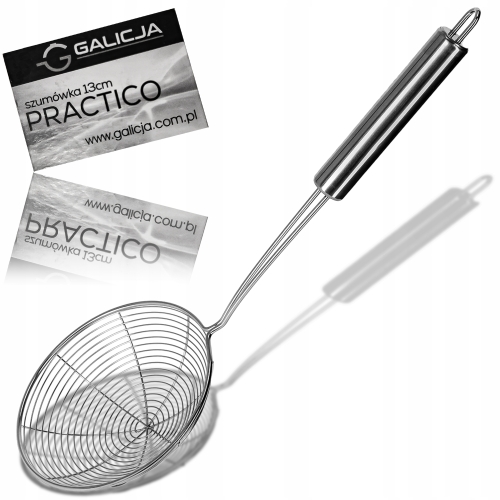 SZUMÓWKA ŁYŻKA CEDZAKOWA PRACTICO TOOLS nierdzewna 13cm 20672