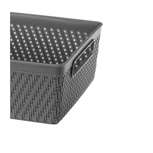 KOSZYK ORGANIZER LUIS 23,2x17,2x7,8cm 29650 szary ciemny