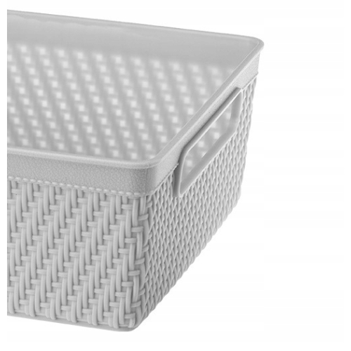 KOSZYK ORGANIZER LUIS 23,2x17,2x7,8cm 29650 szary jasny