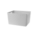 KOSZYK ORGANIZER LUIS 25,5x17x12cm 29656 szary jasny