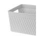 KOSZYK ORGANIZER LUIS 25,5x17x12cm 29656 szary jasny