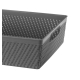 KOSZYK ORGANIZER LUIS 33,5x25x8,8cm 29653 szary ciemny
