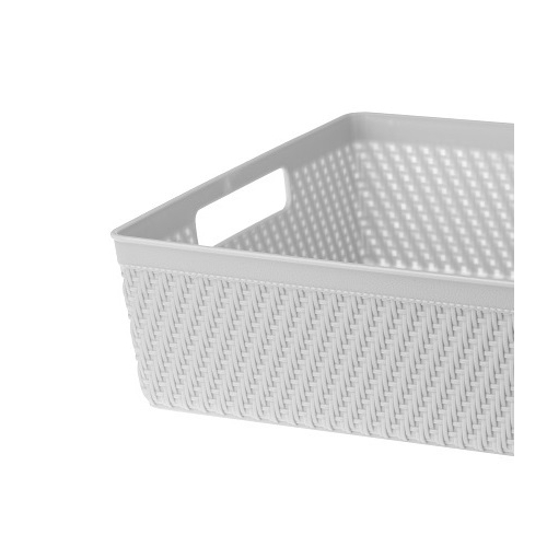 KOSZYK ORGANIZER LUIS 32,5x25x8,8cm 29653 szary jasny