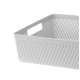 KOSZYK ORGANIZER LUIS 32,5x25x8,8cm 29653 szary jasny