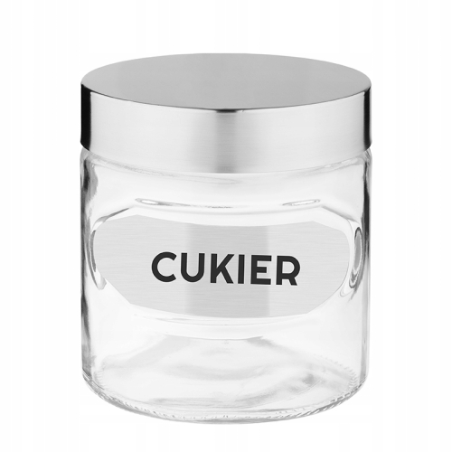POJEMNIK SPOŻYWCZY SZKLANY OZZY GALICJA cukier 830ml 27703