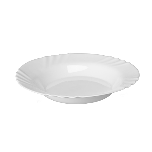 TALERZ OBIADOWY GŁĘBOKI BIANCO GALICJA BIAŁY 23cm 8818