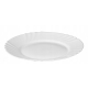 TALERZ OBIADOWY PŁYTKI BIANCO GALICJA BIAŁY 25cm 8817