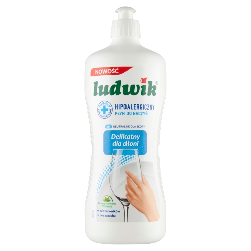 LUDWIK HIPOALERGICZNY PŁYN DO NACZYŃ 900g