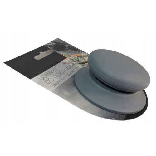 SILIKONOWY UCHWYT DO POKRYWY SZKLANEJ 4121 SZARY