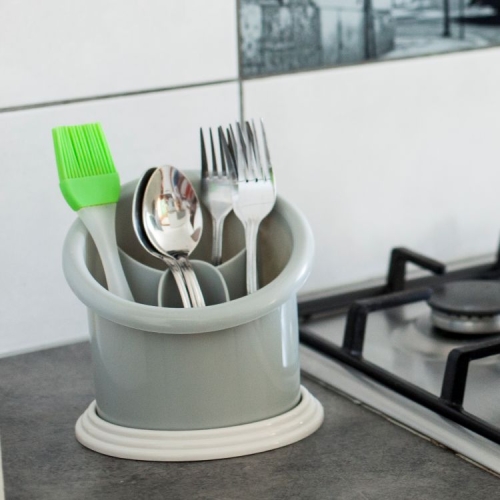 OCIEKACZ NA SZTUĆCE Z PODSTAWKĄ MOLLY GALICJA 8386 antracyt