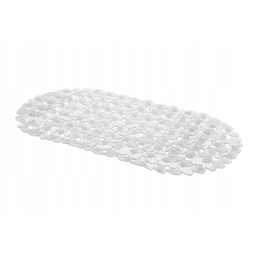 MATA ŁAZIENKOWA ANTYPOŚLIZGOWA PEBBLE ROLL transparent 28830