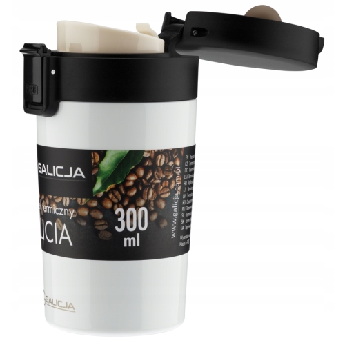 KUBEK TERMICZNY ALICIA 300ml BEŻOWY GALICJA 24694