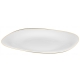 TALERZ PŁYTKI OBIADOWY QUADRO GOLD 28cm 10843