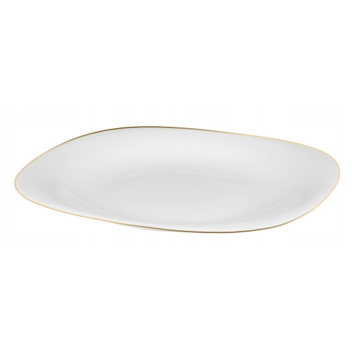 TALERZ DESEROWY QUADRO GOLD GALICJA 21,5cm 10850