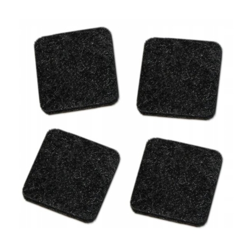 PODKŁADKI FILCOWE KWADRATOWE GALICJA 28x28mm 24szt 29935 czarne