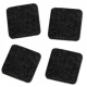 PODKŁADKI FILCOWE KWADRATOWE GALICJA 28x28mm 24szt 29935 czarne
