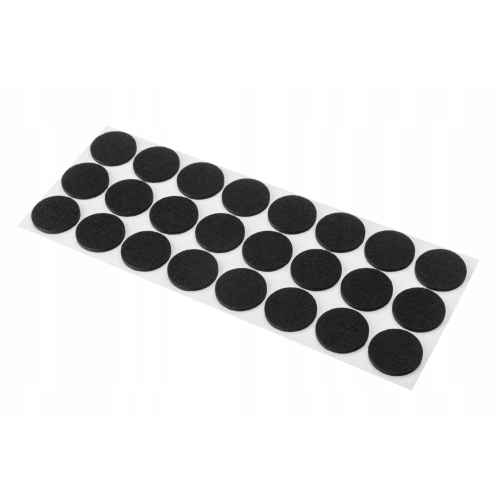 PODKŁADKI FILCOWE OKRĄGŁE 29mm 24szt 29931 czarne