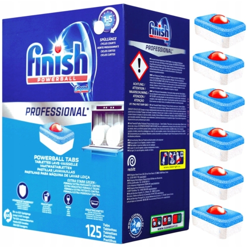 FINISH POWERBALL PROFESSIONAL TABLETKI DO ZMYWARKI 125szt