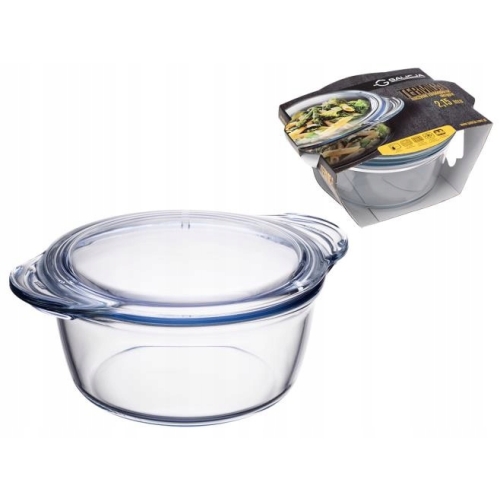 NACZYNIE ŻAROODPORNE TERMICA Z POKRYWĄ 2,15L 03388