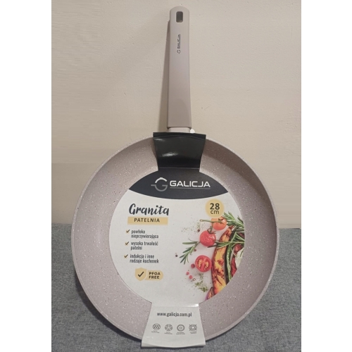 PATELNIA GRANITA INDUKCJA GALICJA 28cm non-stick 20736