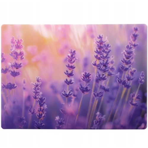 PODKŁADKA MATA DEKORACYJNA LUXE RAVI 44,5x32cm wz63 kwiaty lawendy