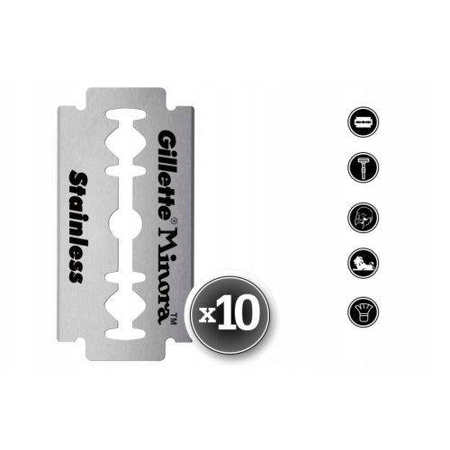 ŻYLETKI GILLETTE MINORA 10szt