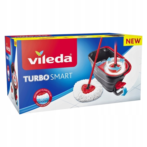 VILEDA MOP OBROTOWY TURBO SMART+WIADRO ZESTAW