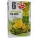ŚWIECA PARAFINOWA TEALIGHTS PODGRZEWACZ ADMIT CITRONELLA 6szt