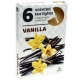 ŚWIECA PARAFINOWA TEALIGHTS PODGRZEWACZ ADMIT VANILLA 6szt