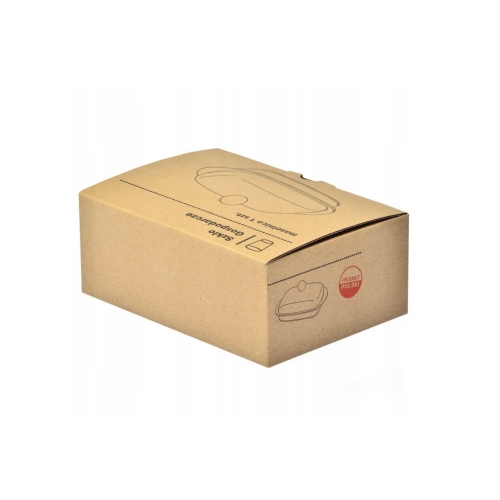 MASELNICA SZKLANA Z POKRYWĄ JASŁO GALICJA 16,8x12,1cm