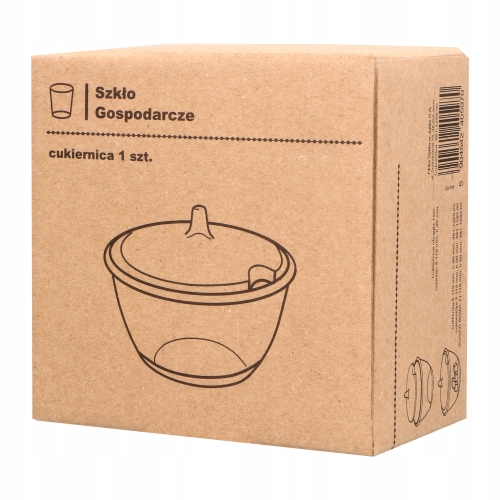 CUKIERNICA OKRĄGŁA SZKLANA JASŁO GALICJA 300ml