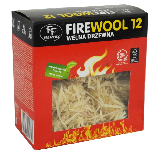 PODPAŁKA WEŁNA DRZEWNA RAVI 12szt