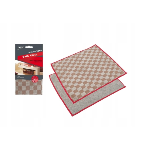 ŚCIERECZKA BATH CLOTH Z MIKROFIBRY ŁAZIENKA RAVI 30x30cm 1szt