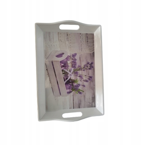 TACA Z MELAMINY RAVI 35,5x24x4,1cm 30238 wz3033 lawenda