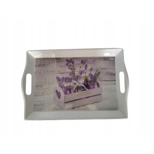 TACA Z MELAMINY RAVI 35,5x24x4,1cm 30238 wz3033 lawenda