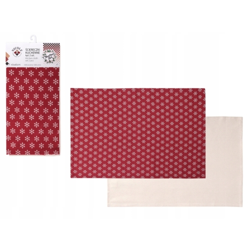 ŚCIERECZKI KUCHENNE ŚWIĄTECZNE CHRISTMAS STYLE RAVI ZESTAW 2szt 62356