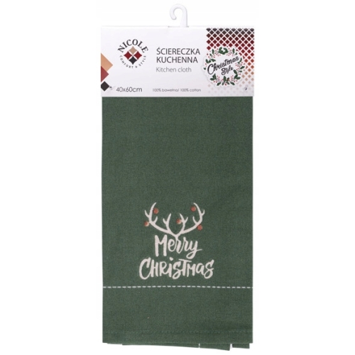 ŚCIERECZKA KUCHENNA ŚWIĄTECZNA CHRISTMAS STYLE RAVI 1szt 623354
