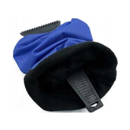 SKROBACZKA DO SZYB Z RĘKAWICĄ GLOVE RAVI 18cm niebieska 60202