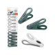 KLAMERKI SPINACZE DO BIELIZNY LOOP RAVI 10szt 10604