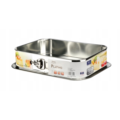 TORTOWNICA PLATINO FAKTUROWANA PROSTOKĄTNA GALICJA 34x24cm 27774