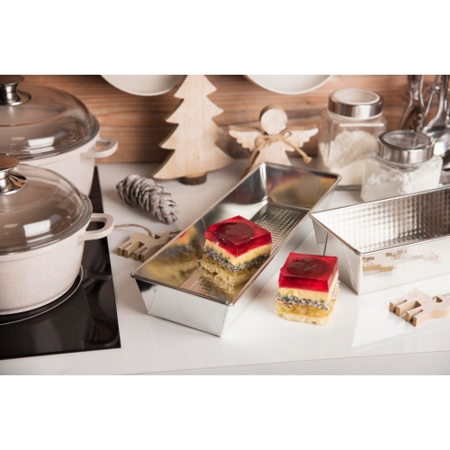 TORTOWNICA PLATINO FAKTUROWANA PROSTOKĄTNA GALICJA 34x24cm 27774