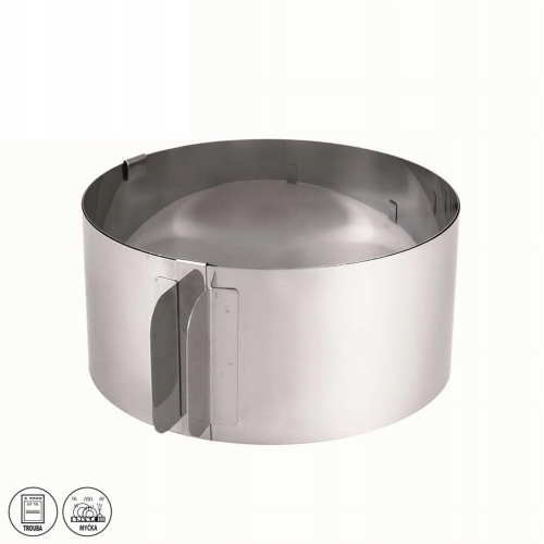 OBRĘCZ REGULOWANA DO TORTÓW CIASTA PRACTICO GALICJA 16-30cm 26220