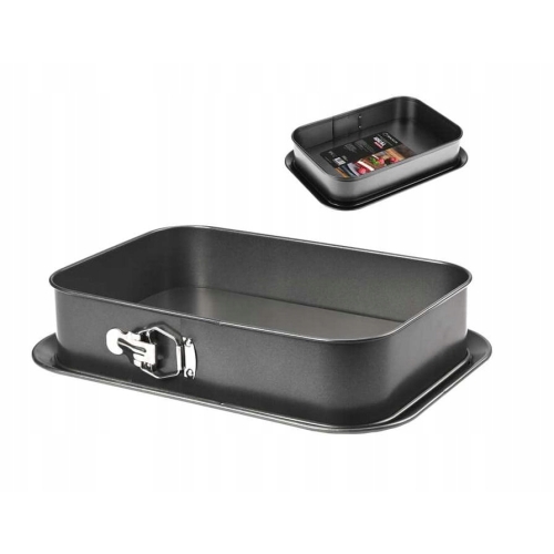 TORTOWNICA IDEAL PROSTOKĄTNA NIEPRZYWIERALNA 35,5x24cm 26618