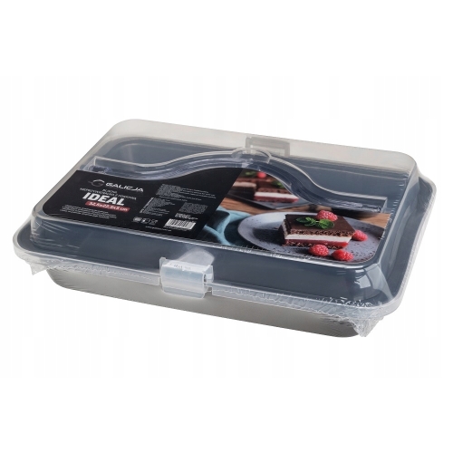 BLACHA IDEAL Z POKRYWĄ NIEPRZYWIERALNA 32,5x22,5x5cm 19488