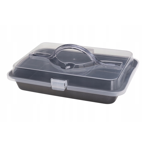 BLACHA IDEAL Z POKRYWĄ NIEPRZYWIERALNA 32,5x22,5x5cm 19488