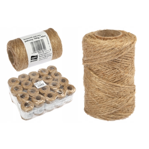 SZNUREK PAKOWY JUTOWY 100G/45M