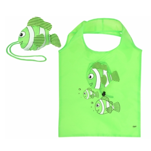 TORBA NA ZAKUPY GREEN FISH 38x58cm